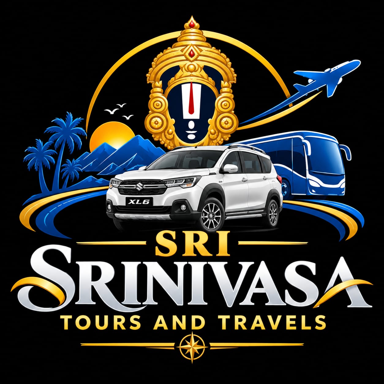Sri Srinivasa Tours and Travels Logo